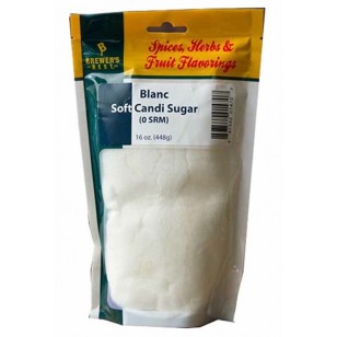 BLANC (WHITE) SOFT CANDI SUGAR (0 SRM) 1 LB BAG