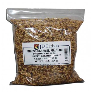 BRIESS CARAMEL 40L MALT 1 LB 