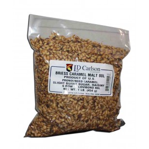 BRIESS CARAMEL 80L MALT 1 LB 