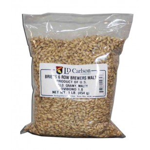 BRIESS 6-ROW BREWERS MALT 1 LB 