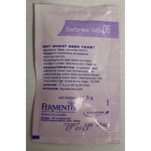 SAFBREW WB-06 DRY WHEAT BEER YEAST 11.5 GRAMS