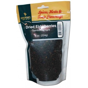 BREWER'S BEST® DRIED ELDER- BERRIES 8 OZ