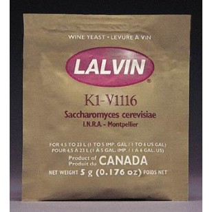 K1V-1116 LALVIN ACTIVE FREEZE- DRIED WINE YEAST