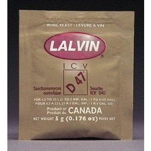 ICV-D-47 LALVIN ACTIVE FREEZE- DRIED WINE YEAST
