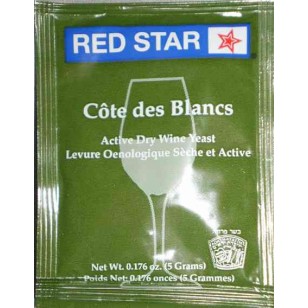 COTE DES BLANC EPERNAY 2 RED STAR ACTIVE WINE YEAST