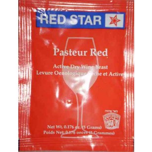 PASTEUR RED ACTIVE FREEZE-DRIED WINE YEAST RED STAR