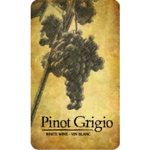 PINOT GRIGIO WINE LABELS 30/PACK