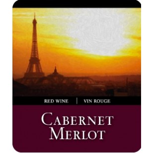 CABERNET MERLOT WINE LABELS 30/PACK