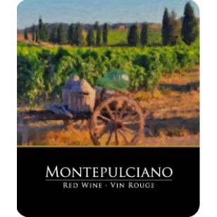 MONTEPULCIANO WINE LABELS 30/PACK