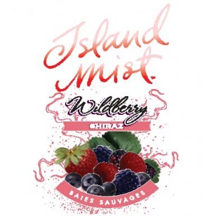 ISLAND MIST WILDBERRY SHIRAZ WINE LABELS 30/PACK