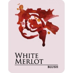 WHITE MERLOT WINE LABELS 30/PK 