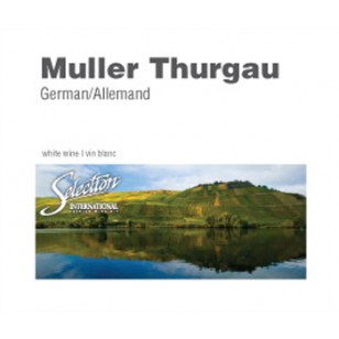 SEL INT'L GERMAN MULLER-THURGAU WINE LABELS 30/PACK