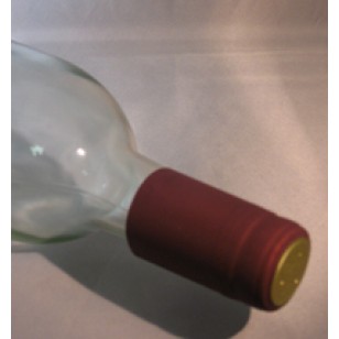 BURGUNDY PVC SHRINK CAPSULES 30/BAG