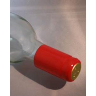 RED PVC SHRINK CAPSULES 30/BAG