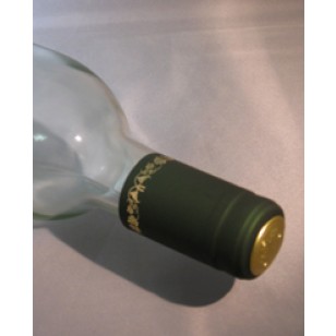 GREEN/GOLD GRAPES PVC SHRINK CAPSULES 30/BAG