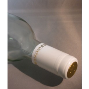WHITE/GOLD GRAPES PVC SHRINK CAPSULES 30/BAG