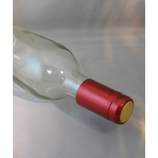 METALLIC SOLID RUBY RED PVC SHRINK CAPSULES 30/BAG