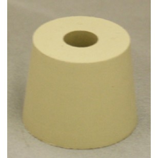 #6 DRILLED RUBBER STOPPER 