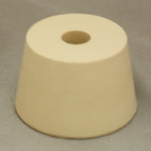 #7.5 DRILLED RUBBER STOPPER 