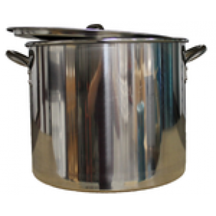 20 QT STAINLESS STEEL BREWING POT WITH LID