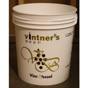 7.9 GALLON BOTTLING BUCKET WITH 1" HOLE