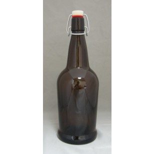 1 LITER AMBER E.Z. CAP BOTTLES 12/CASE