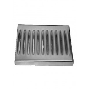 6 x 5 surface mount stainless steel drip tray