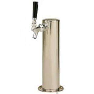 Single Faucet 3" Stainless Tower