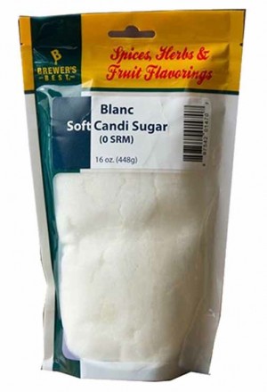 BLANC (WHITE) SOFT CANDI SUGAR (0 SRM) 1 LB BAG