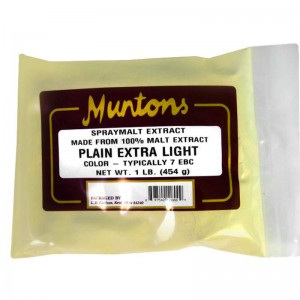 MUNTONS 1 LB PLAIN EXTRA LIGHT SPRAY DRIED MALT EXTRACT