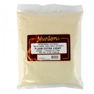 MUNTONS 3 LB PLAIN EXTRA LIGHT SPRAY DRIED MALT EXTRACT