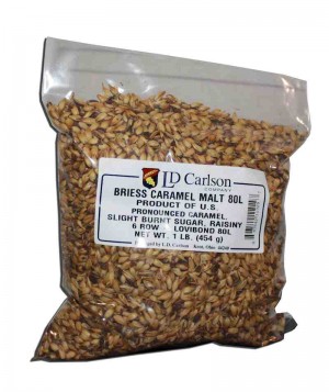 BRIESS CARAMEL 80L MALT 1 LB 