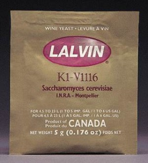 K1V-1116 LALVIN ACTIVE FREEZE- DRIED WINE YEAST