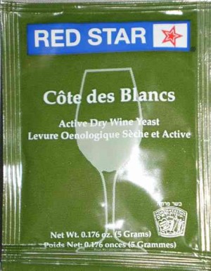 COTE DES BLANC EPERNAY 2 RED STAR ACTIVE WINE YEAST