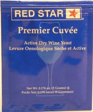 PREMIER CUVE'E PRISE DE MOUSSE RED STAR ACTIVE WINE YEAST