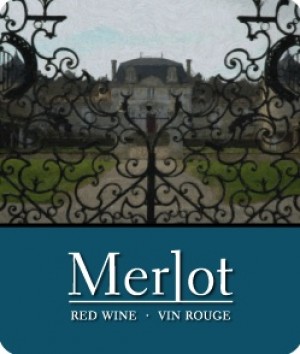 MERLOT WINE LABELS 30/PACK 