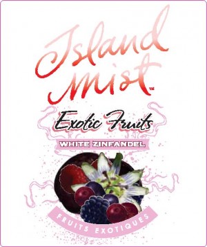 ISLAND MIST EXOTIC FRUITS WHITE ZINFANDEL LABELS 30/PACK