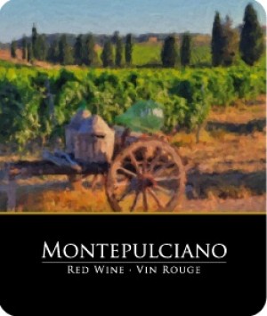 MONTEPULCIANO WINE LABELS 30/PACK