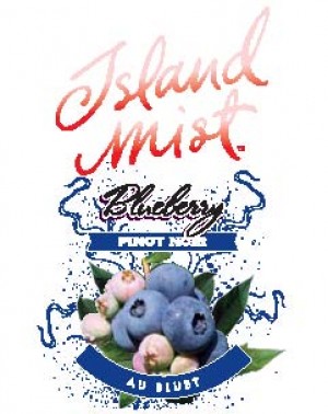 ISLAND MIST BLUEBERRY PINOT NOIR WINE LABELS 30/PACK