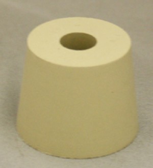 #6 DRILLED RUBBER STOPPER 