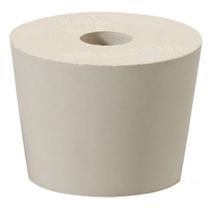 #6.5 DRILLED RUBBER STOPPER 