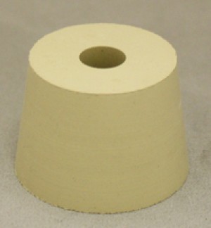 #7 DRILLED RUBBER STOPPER 