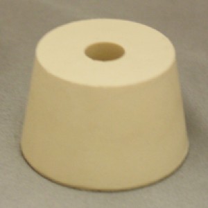 #7.5 DRILLED RUBBER STOPPER 