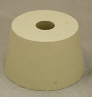 #8 DRILLED RUBBER STOPPER 