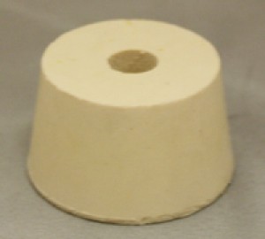 #8.5 DRILLED RUBBER STOPPER 