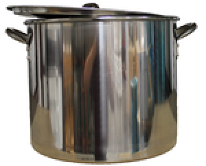 30 QT STAINLESS STEEL BREWING POT WITH LID