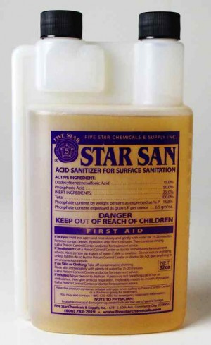 FIVE STAR STAR SAN QUART SIZE 