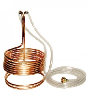 Standard Wort Chiller with Garden Hose Fittings