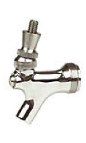 Beer Faucet, Stainless Steel Body and Lever