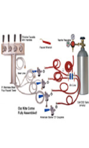 4 Faucet Tower Premium Conversion Kit